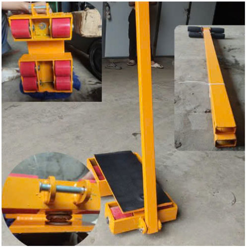 con rùa chuyển hàng lái xoay 180 độ