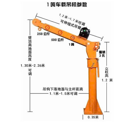 khung cẩu quay 1 tấn kb-1000
