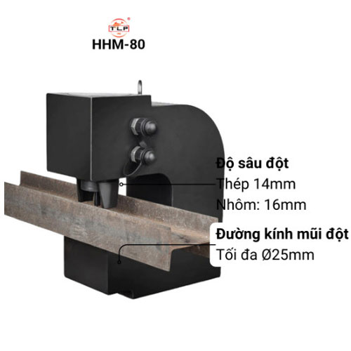 đầu đột lỗ thủy lực dùng bơm