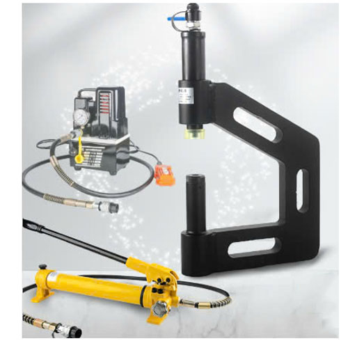 máy đột lỗ xà gồ dùng pin