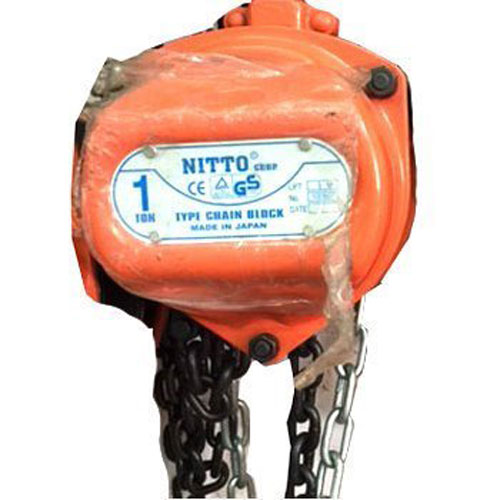 pa lăng x&iacute;ch k&eacute;o tay 1 tấn nitto 10vp5-8