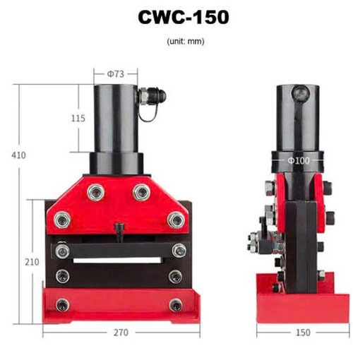 m&aacute;y cắt thanh c&aacute;i thủy lực cwc-150