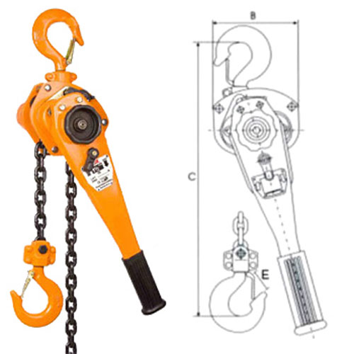 pa lăng lắc tay nitto 1.5 t-1.5m vr-15