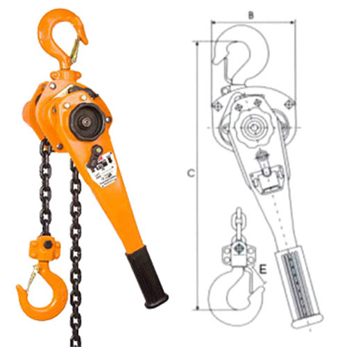 pa lăng lắc tay 2 tấn 1.5 m&eacute;t vr-20