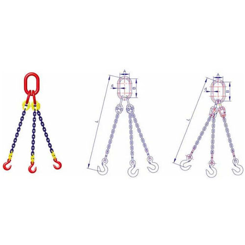 dây xích cẩu 2 tấn 3 nhánh 1 mét sl-020306