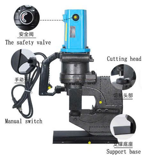 máy đột lỗ thủy lực dùng điện jd-25