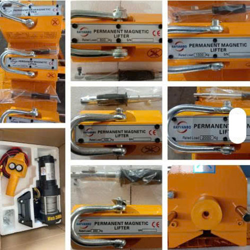 nam châm cẩu hàng tay gạt 5 tấn pml-50