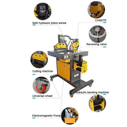 máy cắt đột lỗ thanh cái đồng vhb-401